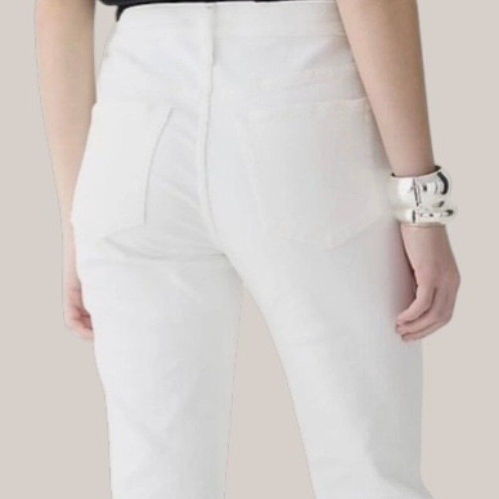 J. Crew Wm's 9" vintage slim-straight jean in white Sz 29 NWT#589 - Picture 6 of 8